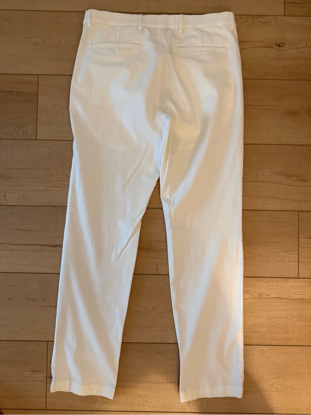 Ralph Lauren Men's Cotton Straight Leg Dress Pants White 32W x 30L